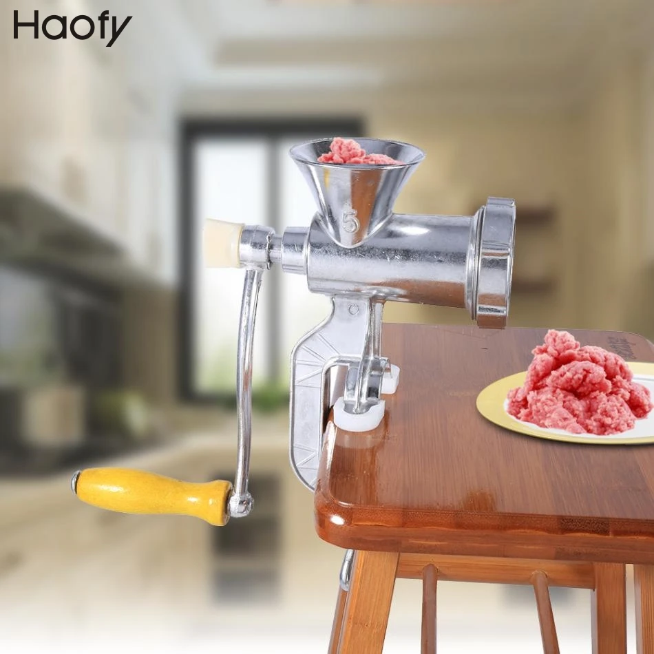 Manual Meat Grinder Aluminum Alloy Noodles Grinding Machine Dishes