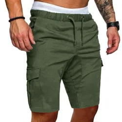 SHUJIN Mens 2019 New Shorts Men Cotton Loose Work Casual Short Pants Plus Size Men Casual Elastic Solid Pockets Trousers SHUJIN Mens 2019 New Shorts Men Cotton Loose Work Casual Short Pants Plus Size Men Casual Elastic Solid Pockets Trousers
