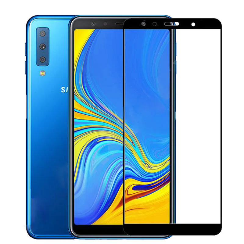 Для Samsung Galaxy A7 2018 закаленное стекло для A 7 A750F A750 SM защита экрана полное покрытие