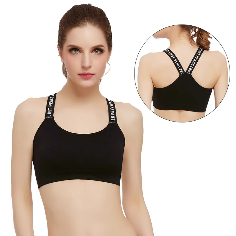  Sports Bras For Women Seamless Lingerie Top Fitness Brassiere Y Strap Gym Running Padded Bra Athlet