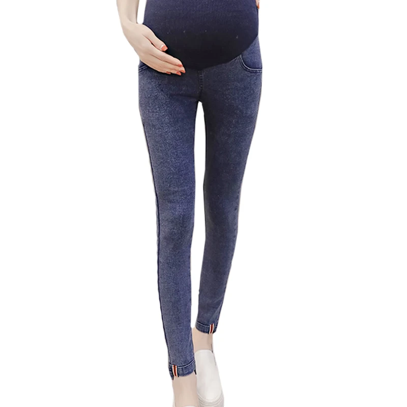 

Denim Maternity Jeans For Pregnant Women Pregnancy clothes Casual pants Elastic Waist Pregnancy Pants Trousers Autumn Clothing
