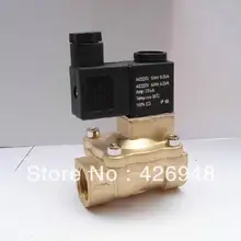 1/2 ''руководство Тип Латунь Электромагнитный Клапан нормально закрытый воздуха масло Вода дизель NC Электромагнитные клапаны модель 2V130-15, dc12v, 24 В, AC220V