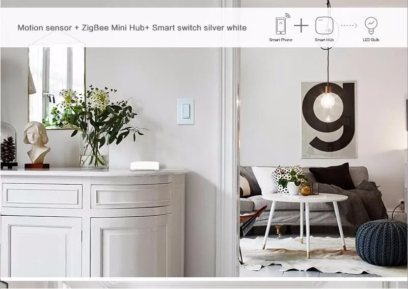 Orvibo zigbee smart home motion sensor животным человека датчик движения сигнализации детектор ночник умный умный дом автоматизации
