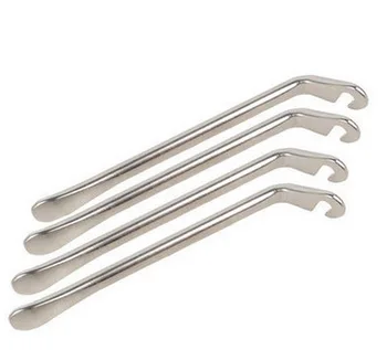 

By DHL 200PCS Stainless Steel Curved Tyre Tire Lever Repair Bicycle Bike Bicycle Tools Tire Repairing Tool