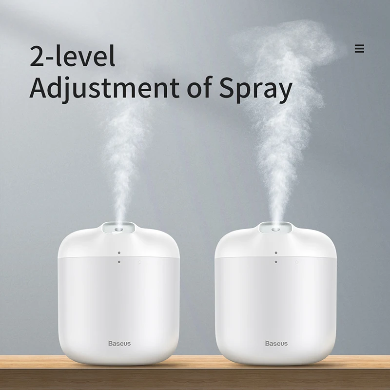 Preise Baseus Luftbefeuchter Air Diffusor Difusor Für Home Office 600 ml Große Kapazität Luftbefeuchter Humidificador Mit LED Lampe