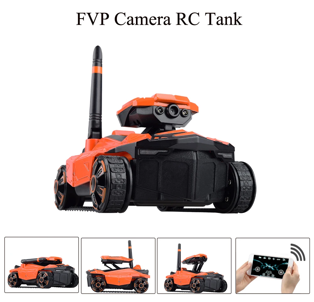 Интерактивная игрушка для детей Радиоуправляемый танк с HD камерой Wi Fi FPV роботом