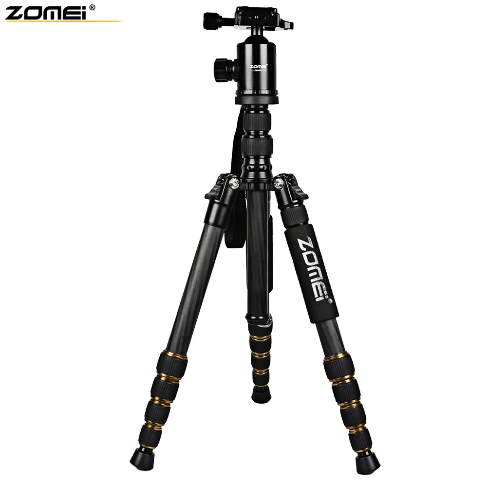 

Zomei Z699C 59.4 Inches Lightweight Carbon Fiber Tripod Fast Transitions Adjustable-Height Legs And Rubber Feet With Bag