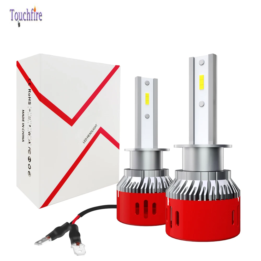 

2Pcs CSP LED Chip H1 H4 H7 H8 H9 H11 9005 HB3 9006 HB4 Car Auto Bulbs Fog Headlight Kit 60W Lampada 6000LM 6000k Headlamp 12-24V