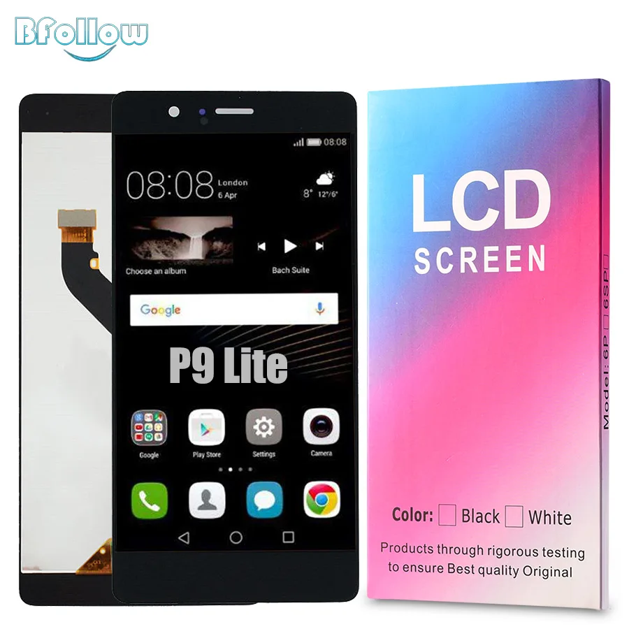 

BFOLLOW Original LCD for Huawei P9 Lite Digitizer Screen Display Assembly Replacement AAA Free Fix Tools / Frame Glue