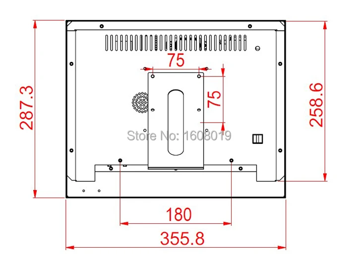 1" 1 г ram 40 г HDD все в одном Tochscreen компьютер с 5 проводами Gtouch 4: 3 6* COM LPT светодиодный двойной 1000 Мбит/с NIC