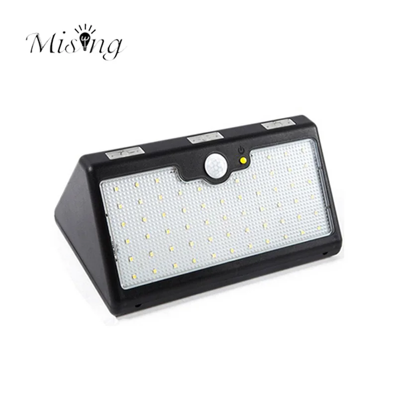 

Mising 66LED 11W Outdoor PIR Motion Sensor Pathway Wall Lamp Solar Power Garden Tent Lights for Camping Waterproof IP65