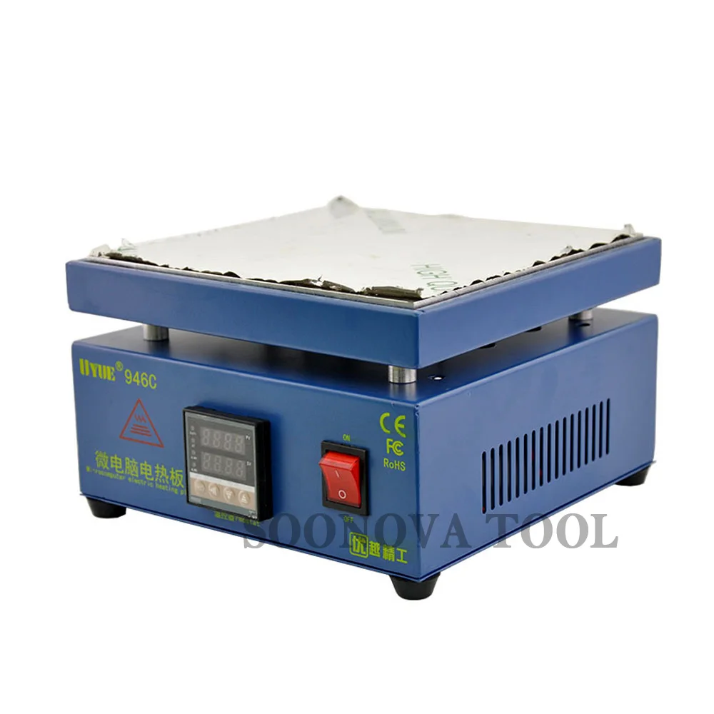 Koop Uyue 946C Verwarming Station Elektronische Hete Plaat Onderhoud Voorverwarmen Platform Voor Bga Pcb Smd Telefoon Lcd Touch Screen Reparatie