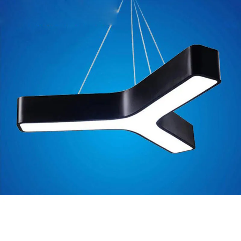 

LED office lighting T5 office chandeliers pure aluminum hanging ceiling lamp led shaped office lamp LED lighting fixture lamps