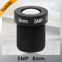 Yumiki 5,0 Megpixel M12 MTV 8 мм 5MP HD CCTV Камера объектива IR HD объектив камеры наблюдения фиксированная ирисовая диафрагма