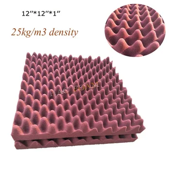 

10 PCS Acoustic Foam Sound Absorbing Waved Sponge For Drum Room Wholesale 12''*12''*1'' inches