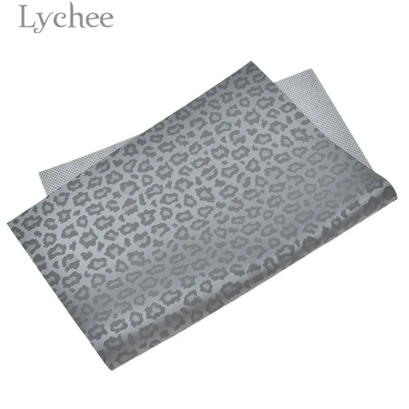 Lychee Life 29x21 см A4 леопардовая искусственная ПВХ кожаная ткань высокого качества Синтетическая Кожа DIY материал для сумок одежды