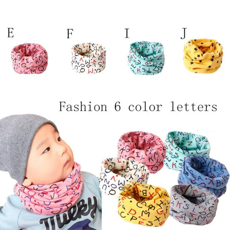

Fashion Infant Thick Cotton Collar Scarves Baby Boys Girls Winter Warmer Cartoon Animal Pattern Scarf Toddler Neckerchiefs 0-12Y