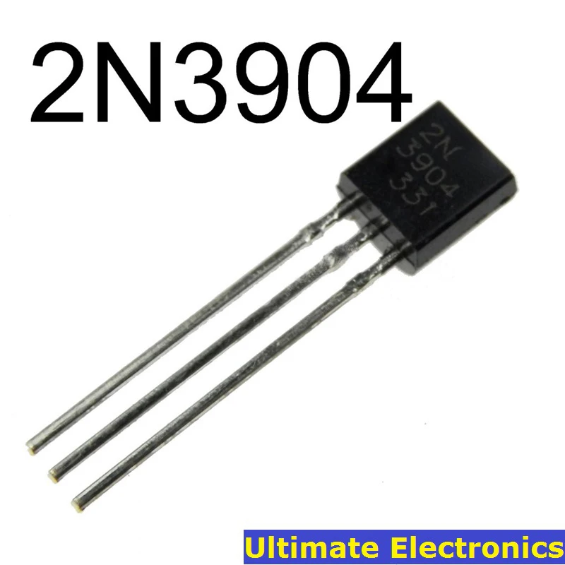 100pcs 2N3904 TO-92 NPN General Purpose Transistor