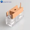 Panel Mount PCB Fuse Holder Case w Cover For Glass Fuse 5x20mm Holder ► Photo 3/6