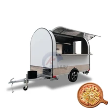 Укунг пищевой грузовик мобильный пищевой прицеп для пиццы
