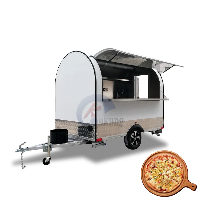 

UKUNG food truck mobile food trailer for pizza
