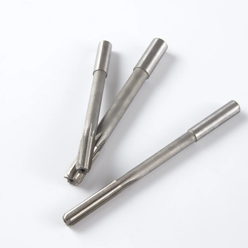 10pcs HSS straight shank machine reamer high quality chucking reamer 3mm 4mm 5mm 6mm 7mm 8mm H7 2