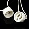 Base de support de lampe halogène, 5 pièces en céramique GU10 G4 MR16 MR16 MR16 GU5.3, adaptateur de prise de fil, connecteur de fil et ampoule LED ► Photo 2/5