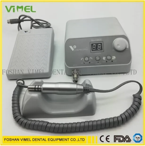 

High Quality 50,000 RPM Non-Carbon Brushless Dental Micromotor nail Pedicure Polishing Unit with E type lab handpiece