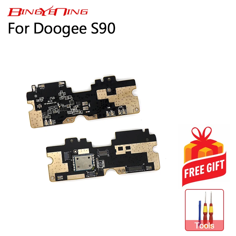 

BingYeNing New Original For Doogee S90 Usb Plug Charge Board Flex Cables Charging Module Microphone Cell Phone Mini USB Port