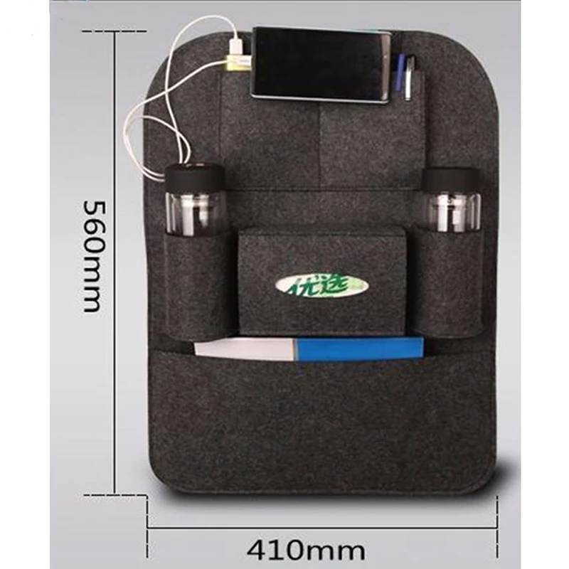 1 шт. органайзер для автомобильного сиденья, автомобильные подвесные сумки, сумка для сиденья, сумка для хранения из гуманного войлока, чехлы на заднее сиденье, карманы