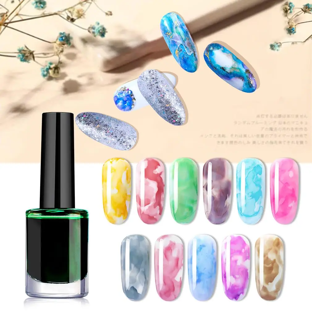 

Elite99 Blossom Gel Nail Art Transparent Blossom Nail Polish Blooming Effect Flower Gel Polish Soak off UV Nail Glue Gel 15ML