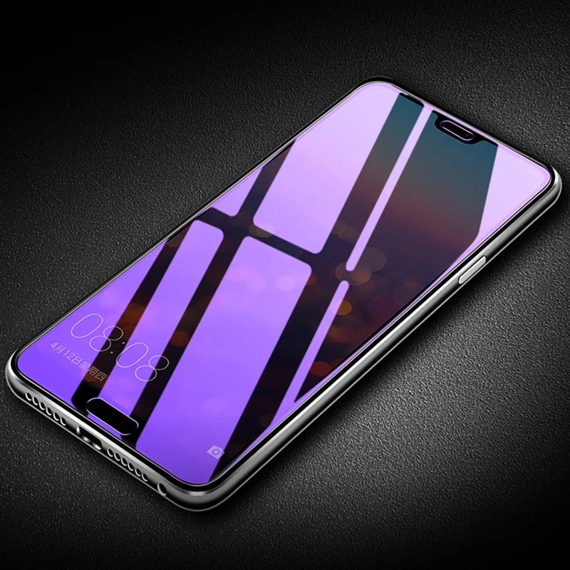 Anti blue ray Tempered Glass For Xiaomi 8 Lite MAX 3 2 MIX 3 9H 2