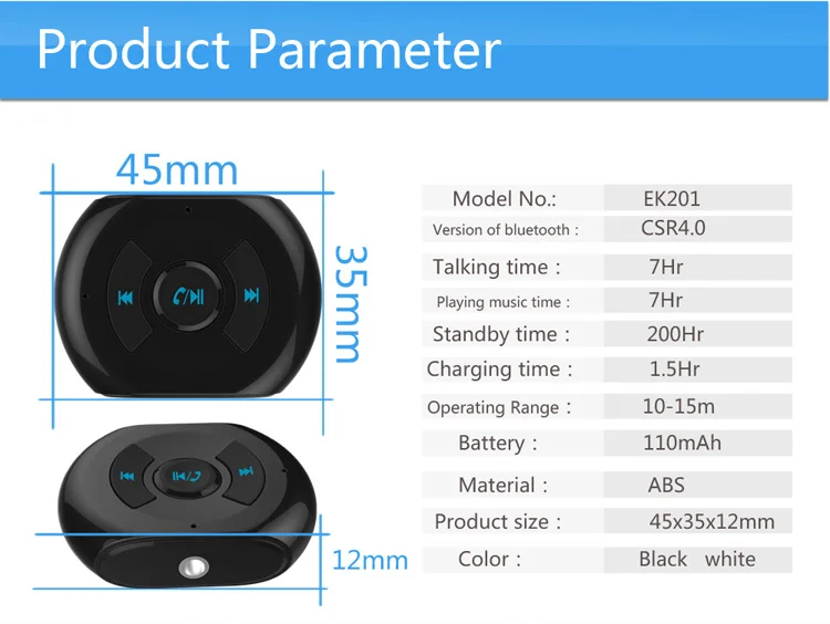 Беспроводной Bluetooth 4,0 A2DP 3,5 мм разъем Bluetooth автомобильный комплект AUX аудио музыкальный приемник адаптер с микрофоном для сотового телефона