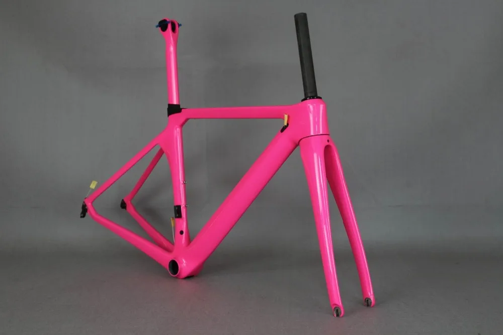 Discount custom paint  road bicycle carbon frame . aero bike frame oem factory directly sale , lady bike frame 11