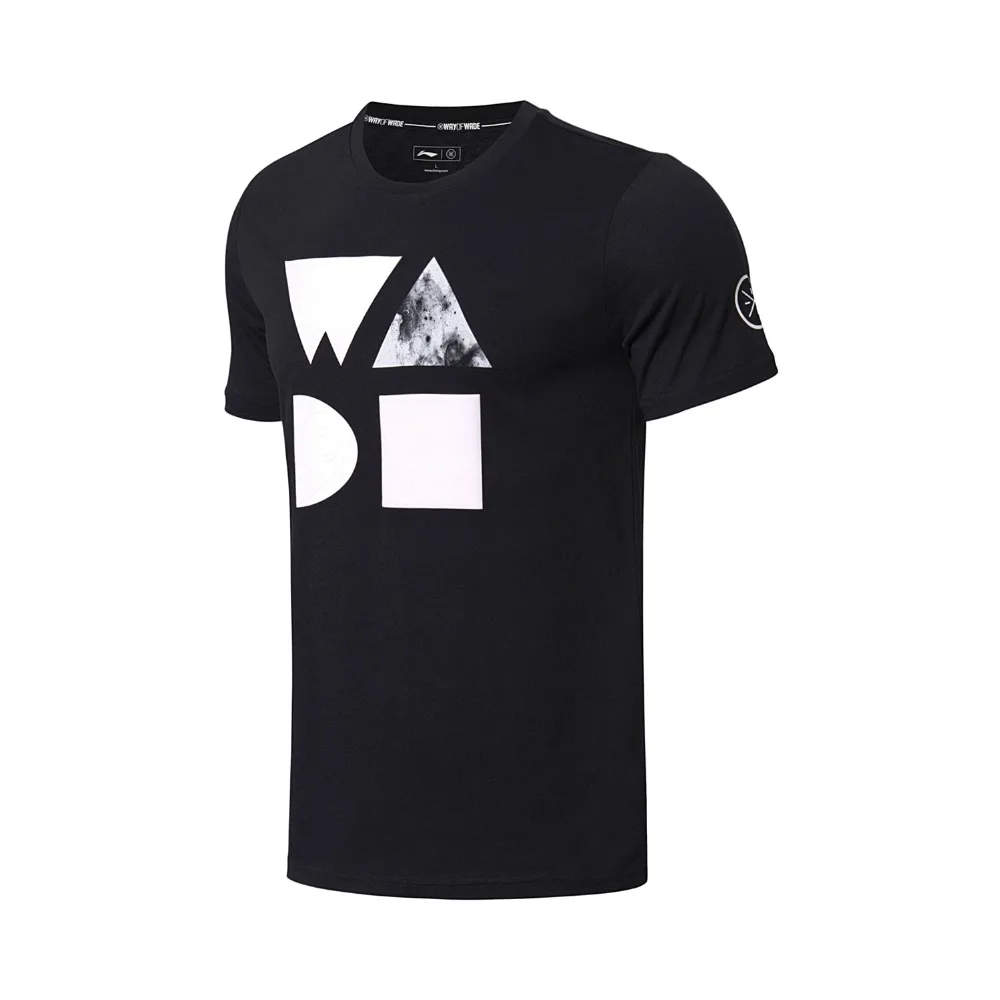 Clearance) Li-Ning Men Wade Series T-Shirt Breathable Cotton Regular Fit Jerseys LiNing Sports T-shirt AHSN061 MTS2765