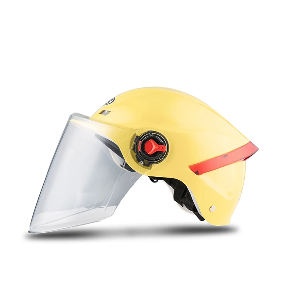 Мотоциклетный шлем электрический скутер с открытым лицом полушлемы анти-УФ защитный шлем-каска шлем для мотокросса несколько цветов Защитная крышка - Цвет: 206HT