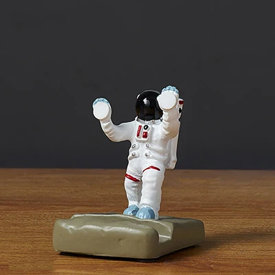 Скульптура космонавта, держатель для хранения телефона, модель космонавта, подставка для телефона, настольное украшение, подставка для телефона iPad, подарок 04273 - Цвет: F