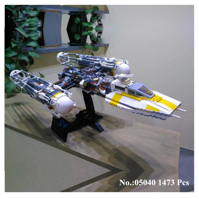 

IN STOCK 10134 Star 05040 1473Pcs Series Wars MOC Y-wing Attack Starfighter Model Building Kits Blocks Bricks lepin Toys Gift
