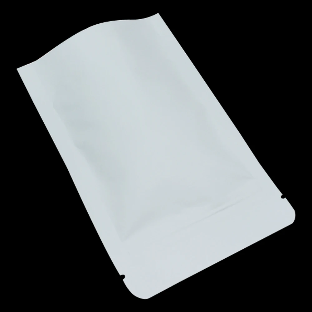 50 шт./лот стоьте вверх крафт-бумага Ziplock мешки внутренняя фольга майлар плоское дно Doypack стоьте-вверх алюминиевая фольга захват уплотнение мешок сухой еды