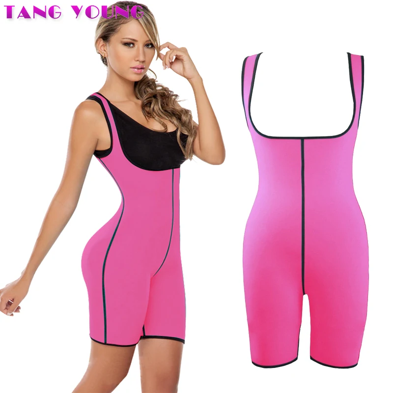 

Hot Women Neoprene Shapers Waist Trainer Bodysuits Slimming Shapewear Body Full Shape Shaper for Women Sauna Shapewear Suit
