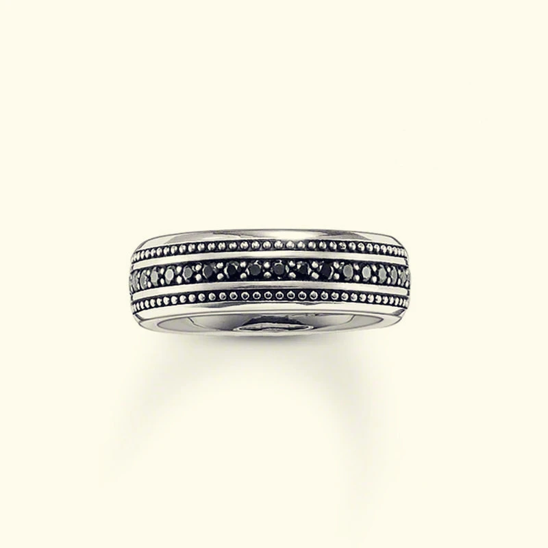 Hot sale silver-plated Rings stunningly-shaped size 6 7 8 9 women men gift REBEL AT HEART style Ring fashion Jewelry
