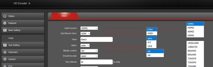 Экономичный 1U стойка 8 каналов H.264 HDMI кодировщик HDMI к HTTP RTSP RTMP HLS UDP конвертер H.264 IP видео кодировщик