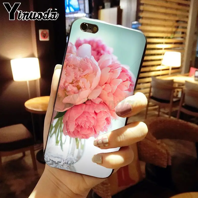 Pink Flower Peony On The Vase