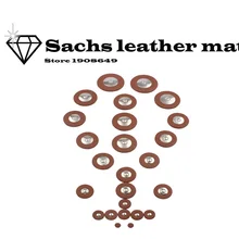 Набор из 25 тенор саксофон деревянный кожаные колодки оранжевый