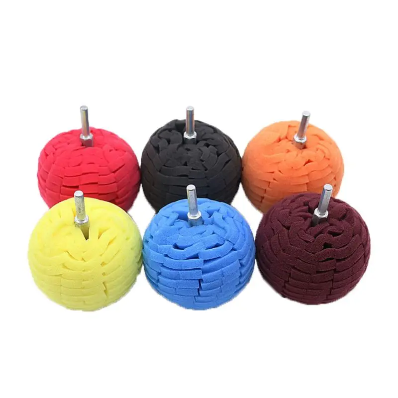 

1PC 3"(80mm )Buffing Polishing Ball Finishing Pad Buff Polishing Pad Buffer For Car Polishing Polisher