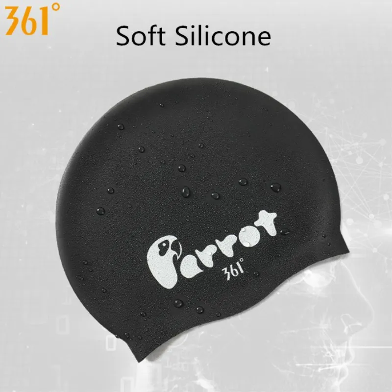 

361 Adult Swimming Cap 2019 Women Men Silicone Swimming Caps Professional Waterproof Athletic Pool Swim Hat Swim Accessories