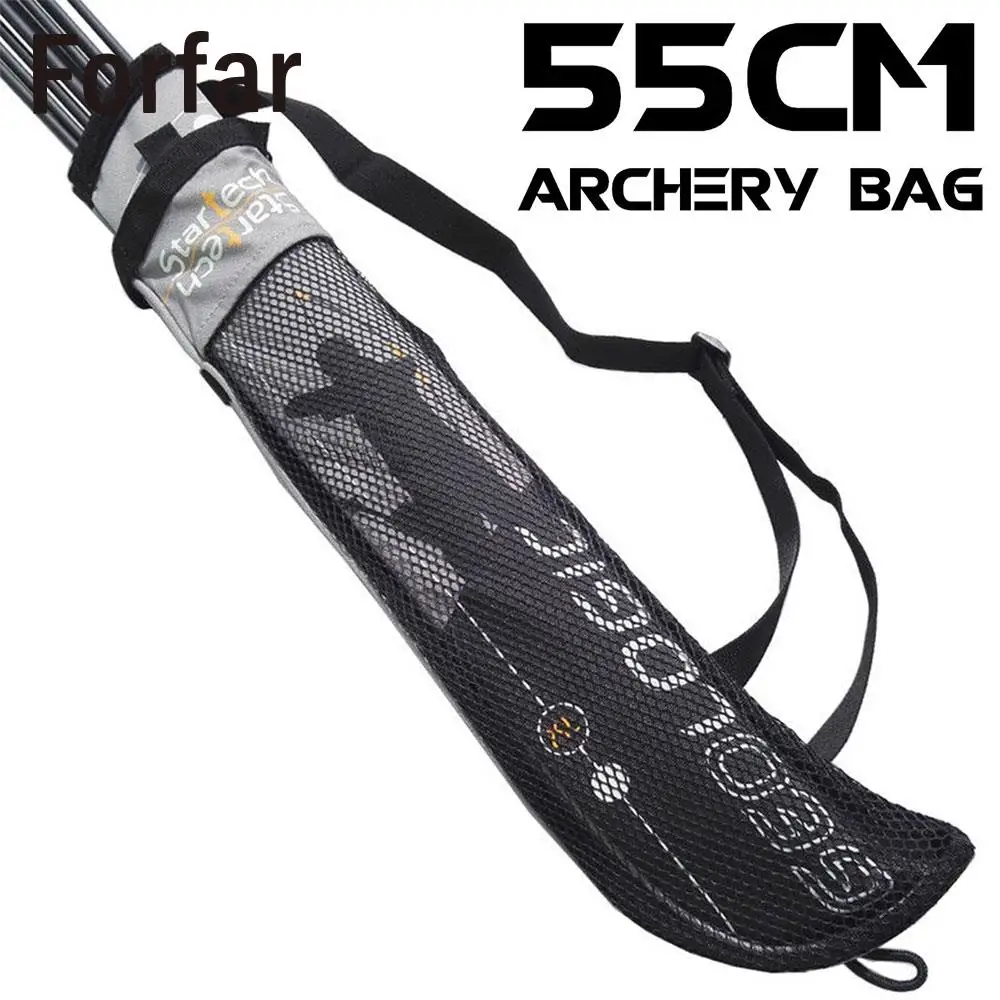 

55cm Large Capacity Outdoor Hunting Back Arrow Quiver Archery Bow Holder Belt Bag Arrows Bow Quiver Single/Shoulder Arrow Bag