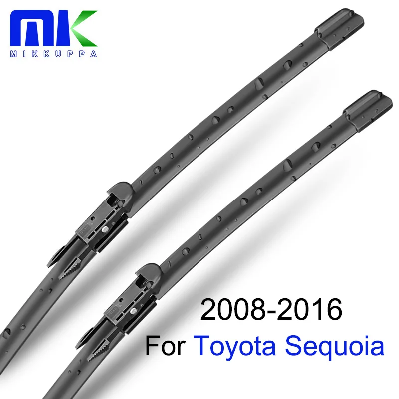 

Mikkuppa Wiper Blades For Toyota Sequoia 2008-2016 Pair 26"+23" Windshield Windscreen Wiper Auto Car Styling Accessories