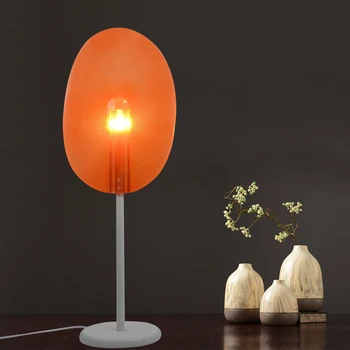 

modern wave plate sugar lollipop table lamp home studio children room desk lamp