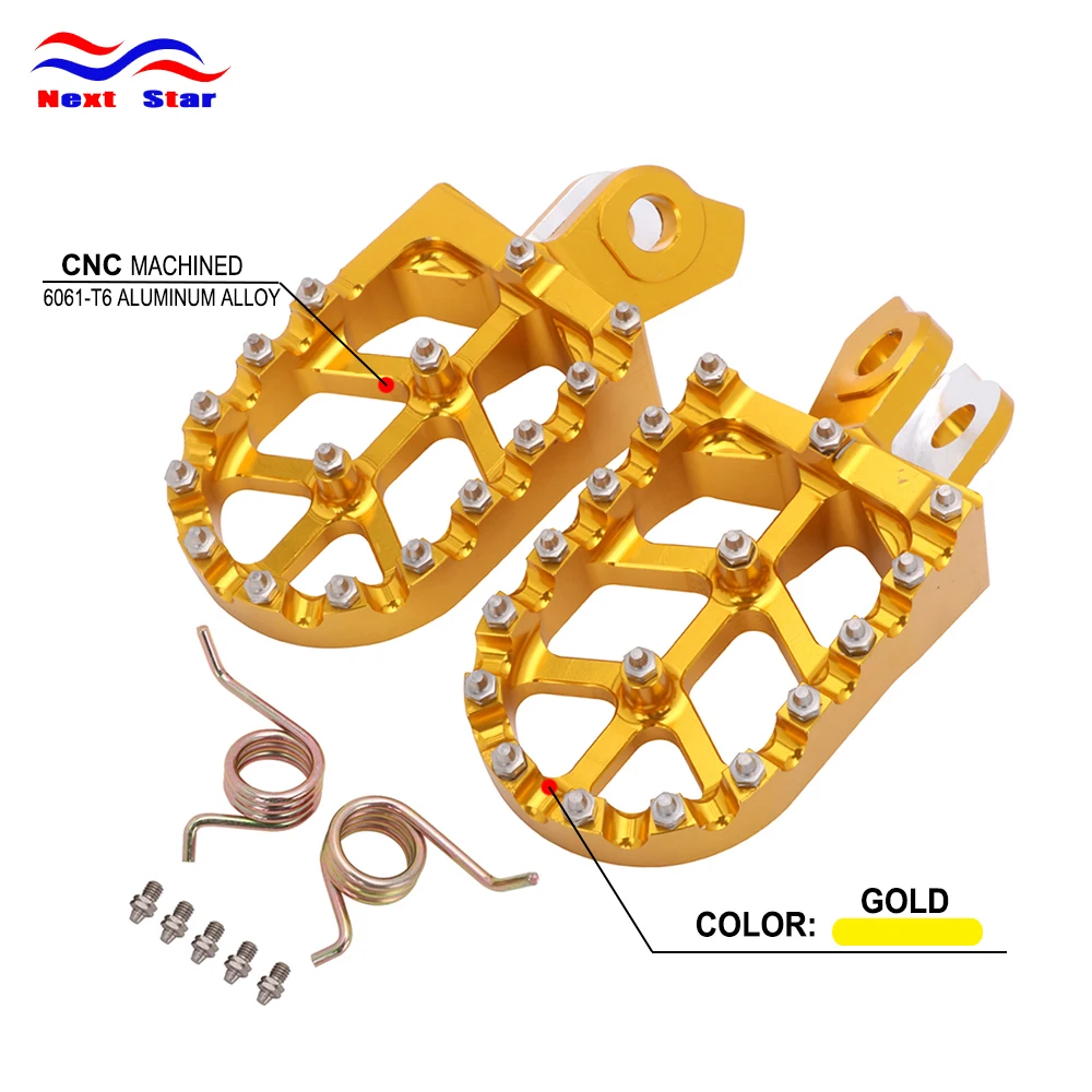 Мотоцикл с ЧПУ подставки для ног подножки Suzuki RMZ250 RMZ450 RMZ 250 450 2008 2009 2010 2012 2013